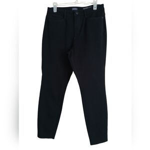 J. Jill jeans Black Denim Premium flex High Rise Leggings Size 10 NWOT